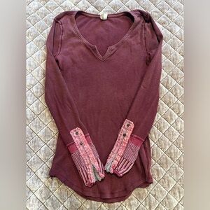 Free People We The Free Cuff Sleeve Thermal Size M